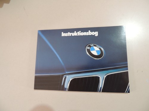 Intruktionsbog bmw 520 525 i - intruktionsbog,