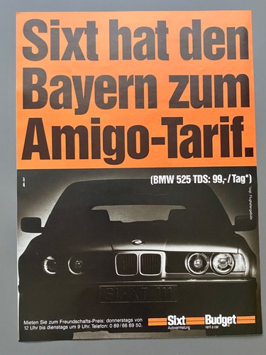 1994 sixt bmw e34 525 - 525, tds